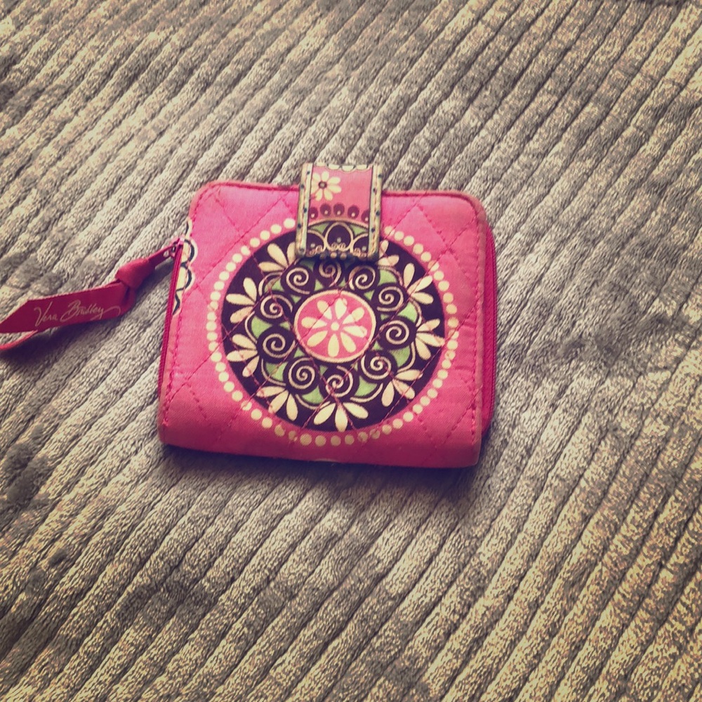 Pink Vera Bradley wallet